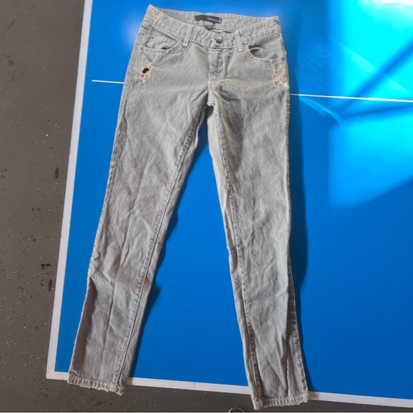 Stripes design distressed denim jeans - Picture 6 of 7